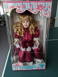 Victorian Bows Collection Genuine Porcelain Doll by Melissa Jane