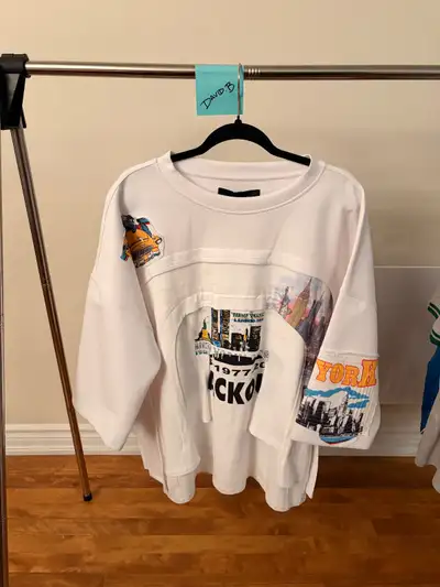New Who Decides War Collage NY t-shirt sz Large, View more