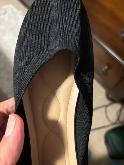 Flat knitting comfy shoes Size 9, View more