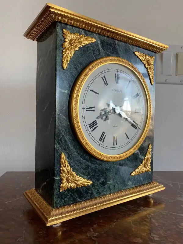 Gubelin Marble Table Clock in Home Décor & Accents in City of Toronto - Image 5
