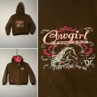 Girls 7/8 'Cowgirl Hardware' Jacket