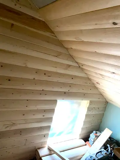 Log Siding Add some rustic charm to any house or create a cabin look to any build or room with our l...