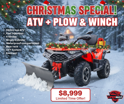 550CC ATV + PLOW & WINCH PROMO - $8999, View more
