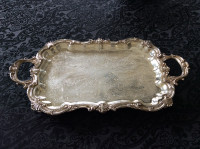 Silver plated serving tray - reduced price