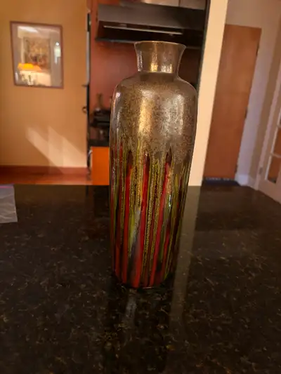 Unique vintage ceramic vase, View more