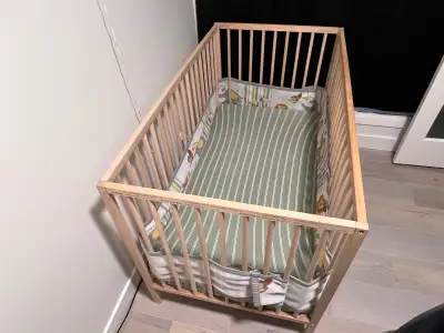 IKEA crib. Like new. Less than 6 months old, View more