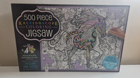  500 Piece Kaleidoscope Coloring Jigsaw Puzzle -Through The F
