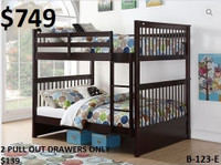 MIKE HAS A GREAT SELECTION OF DOUBLE/DOUBLE BUNKS $629