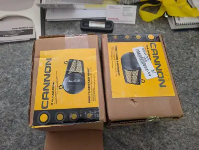 I am selling a pair of brand new in box Cannon 12 lb downrigger weights, complete with the original...