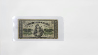 Dominion of Canada 25 cents 1870 Shinplaster – VG-F