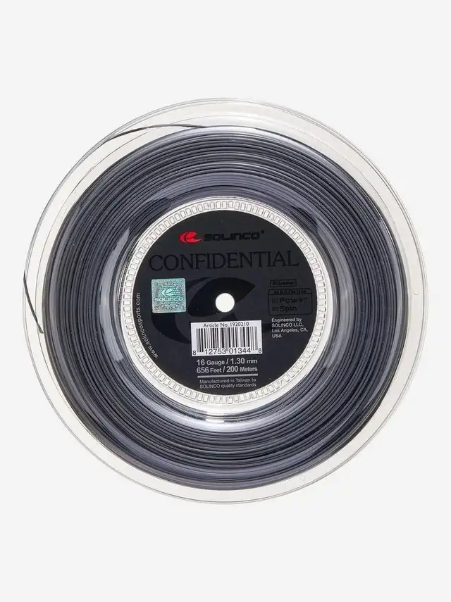  Solinco Confidential 16/1.30 Tennis String Reel 660  Price Drop