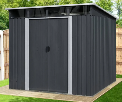 Metal Garden Shed - 6' x 8' - *NEW IN BOX*, View more