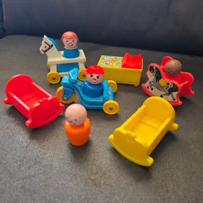 VINTAGE Fisher Price 'Little People' kids toys (sold together), View more