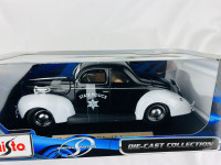 1:18 Diecast Maisto 1939 Ford Deluxe State Police Car