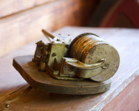 Antique Meisselbach phonograph motor