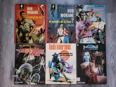 BD de Bob Morane d'après Henri Vernes à des prix unitaires variés : 1. Bob Morane et l'0iseau de feu...
