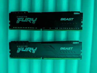 Kingston Fury Beast Black edition DDR4 ram, View more