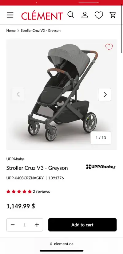 Brand New Uppababy Cruz V3 in Box, View more
