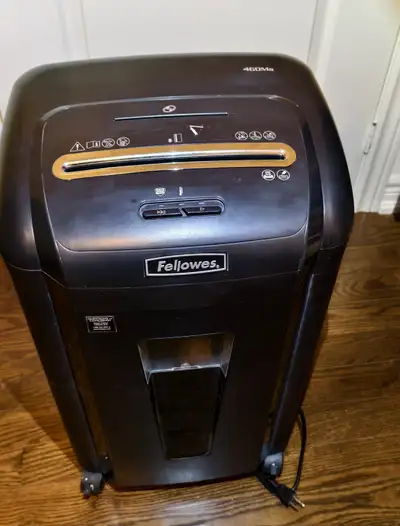 Fellowes Powershred Micro-cut shredder Model 460Ms Security Level P-5 Shredding capacity: up to 10 s...
