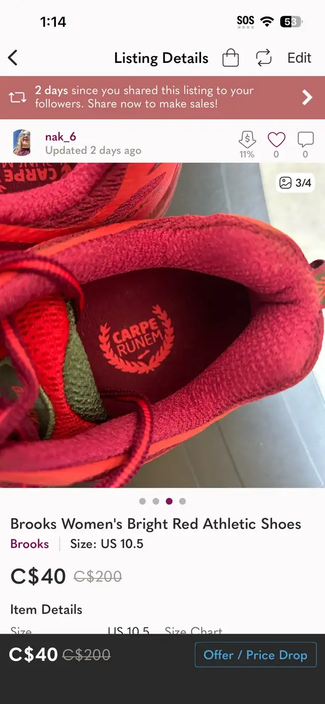 women’s hiking shoes  in Women's - Shoes in Cambridge - Image 4