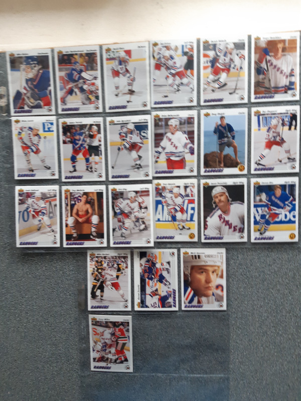Carte de hockey Rangers de New York Upper Deck 1991-1992 dans Art et objets de collection  à Lévis