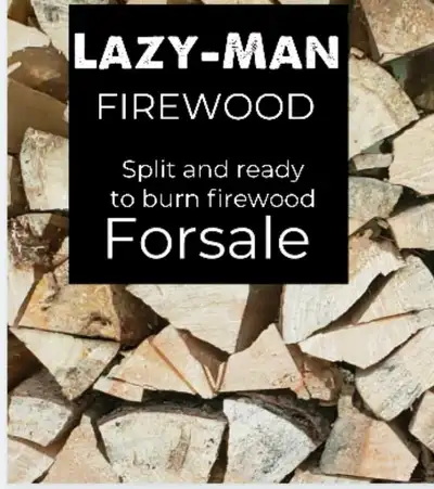 Lazy-Man Firewood the home of the $5 bundle. Dry split ready to burn pine and spruce. Premium Firewo...