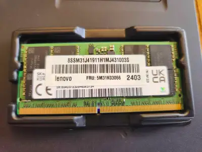 8gb SK Hynix DDR5 5600Mhz Laptop Ram, View more