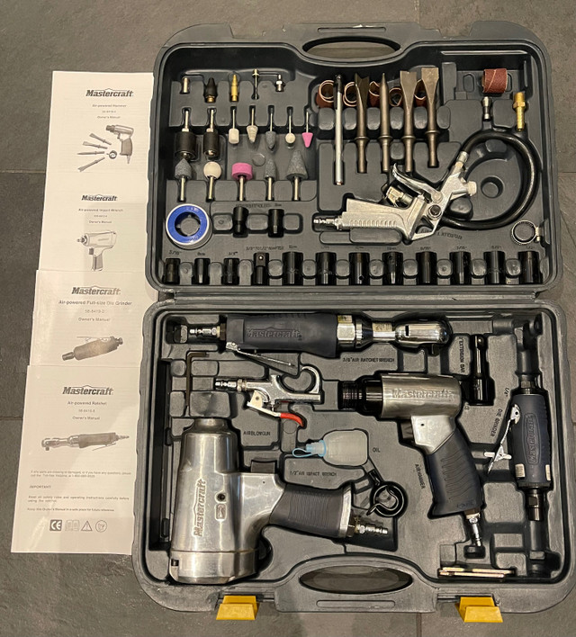 Mastercraft Air Tool Kit (Hammer/Impact Wrench/Die Grinder/Ratch in Power Tools in City of Toronto - Image 2