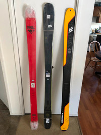 Brand new ski for sale. K2, Head and Black Crows.
