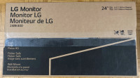 LG Monitor 24BK400H-B (New, Unused)