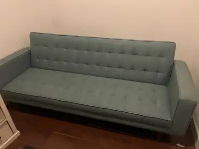 stylish mid century sofa bed., View more