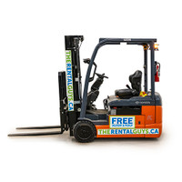 Toyota 3450 LB Electric Forklift Rental - Free Delivery