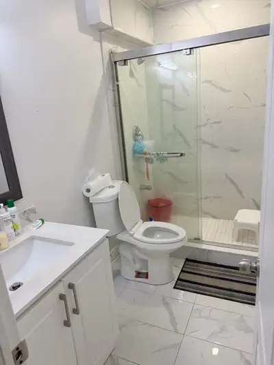 Separate room in basement Latest basment Washoom kitchen Laundry No owner entrance Car parking Alrea...