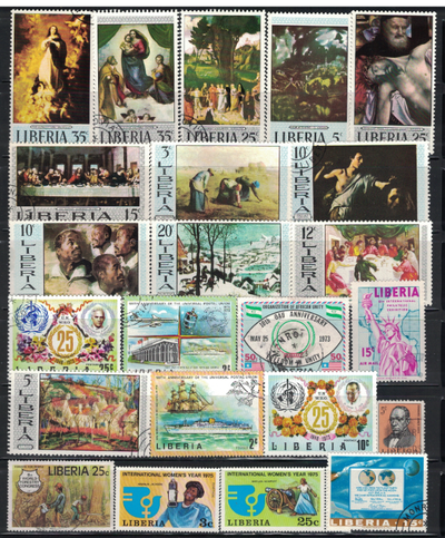 Liberia Stamps, 50 Different, View more