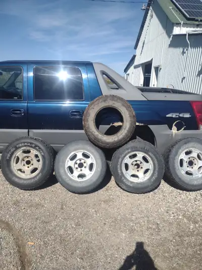 Howdy folks I have 5 motormaster 265/70r16 in great shape roughly 75-80% left on them. 4 of them on...