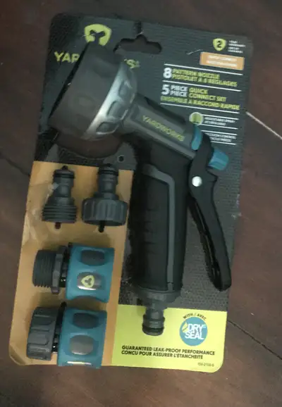 yard 5 piece hose nozzle, View more