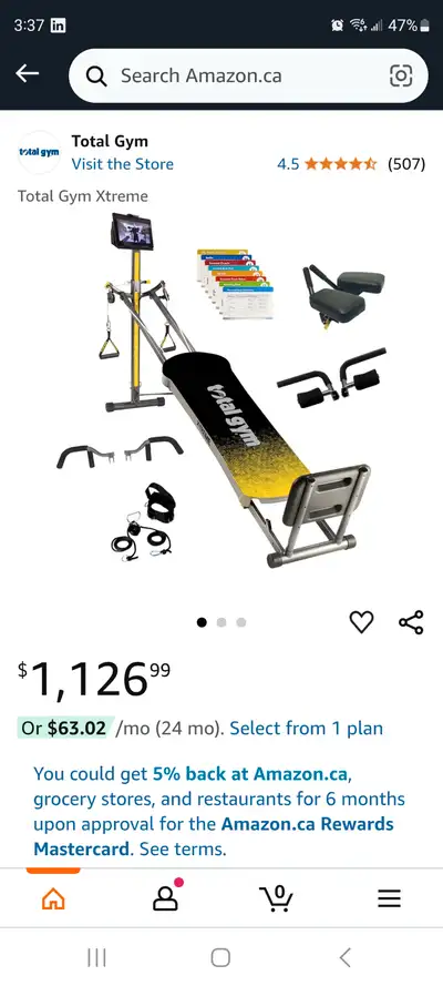 TOTAL GYM exercise equipment, View more