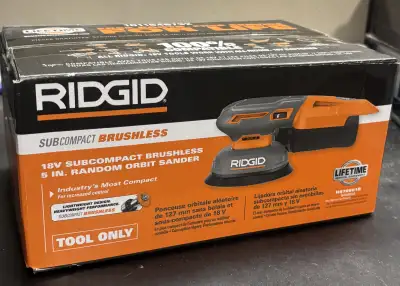 Ridgid sander, View more