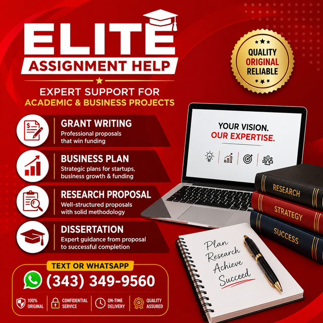 GRANT WRITING, BUSINESS PLAN, RESEARCH PROPOSAL, DISSERTATION