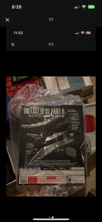 I am selling The Last of Us Part II Collector's Edition. This edition includes a steelbook case with...