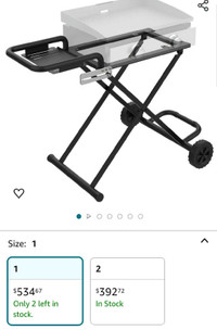 BBQ Portable Grill Cart