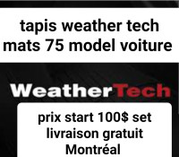 Tapis weather tech mats