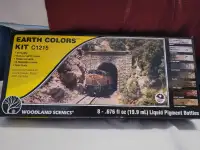 Model train woodland scenics earth colors
