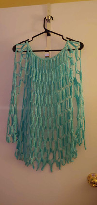 Beautiful Hand Crafted Turquoise Top