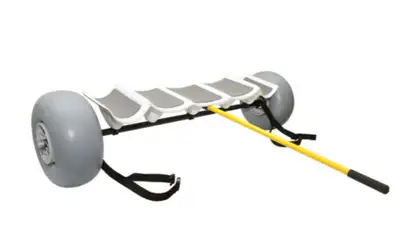Never used full size dolly for the Adventure / Tandem Island which includes a hull / ama cradle, and...