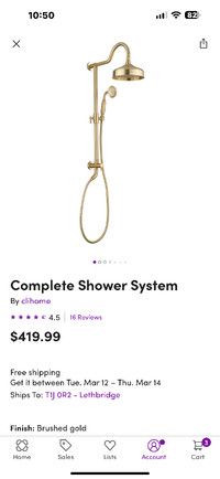 Complete Shower System