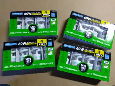 Compact Fluorescent light bulbs, 13 watts – Brand NEW!, View more