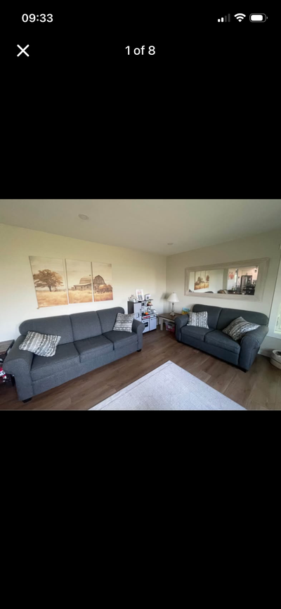 Couch with Loveseat, View more