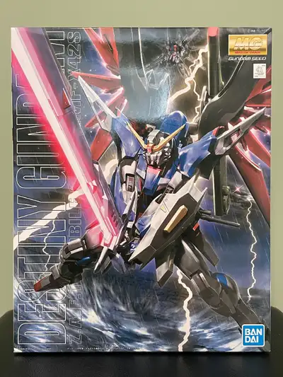 For sale is a brand new and factory-sealed Master Grade 1/100 Destiny Gundam model kit. This highly...