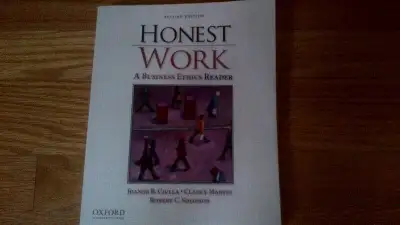 Honest Work A Business Ethics Reader, View more